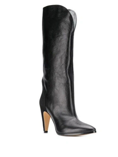 Shop Givenchy Heeled Boots In Black