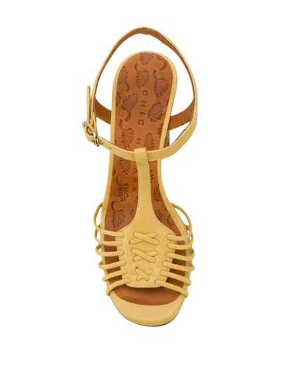 Shop Chie Mihara Bandida Sandals In Yellow