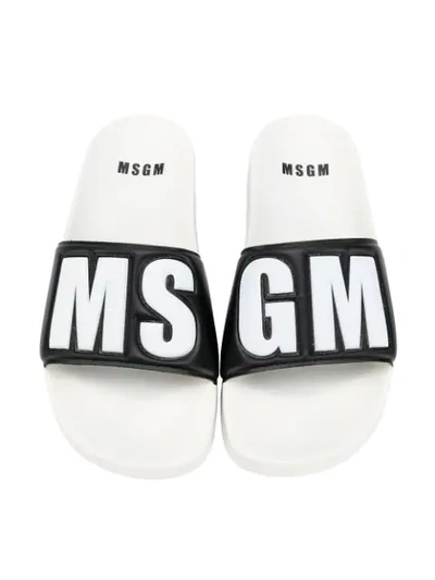 Msgm Logo Slides In Black