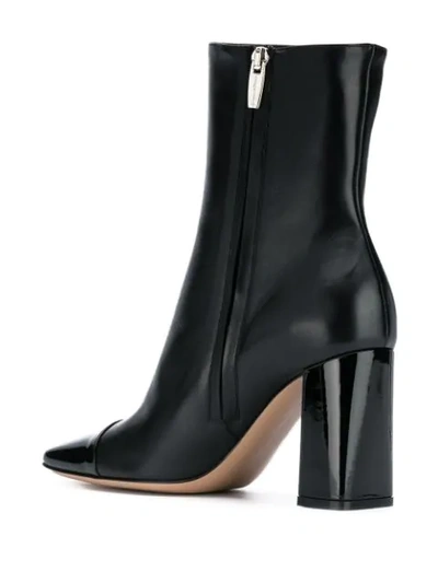 Shop Gianvito Rossi Chunky Heel Boots In Black