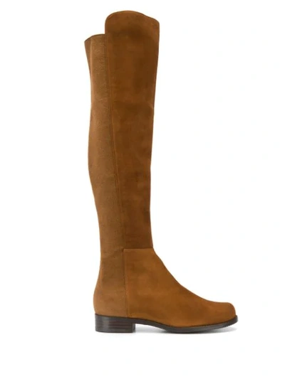 Shop Stuart Weitzman Knee-length Boots In Brown