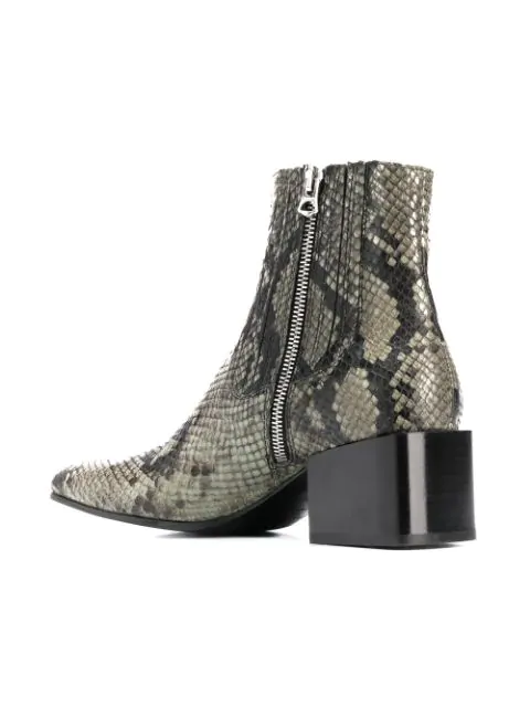 acne studios snake boots