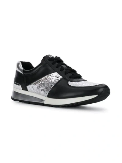 Shop Michael Michael Kors Allie Sneakers In Black