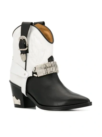Shop Toga Harness Texan Boots In Black
