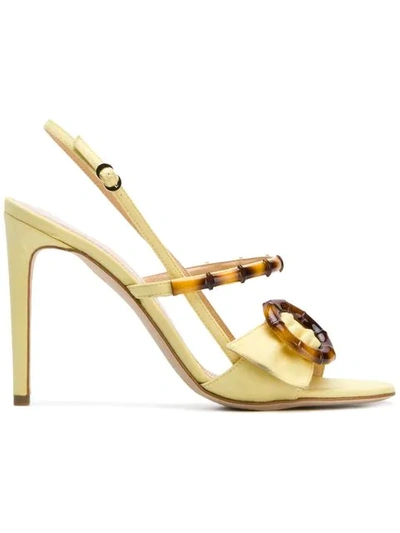 Shop Chloe Gosselin Celeste Sandals In Yellow