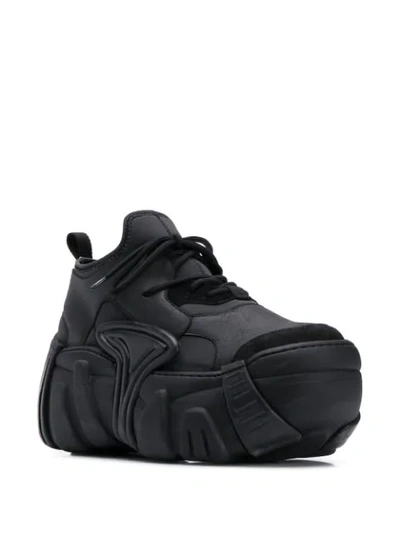 Shop Swear Element Sneakers In Black/reflective