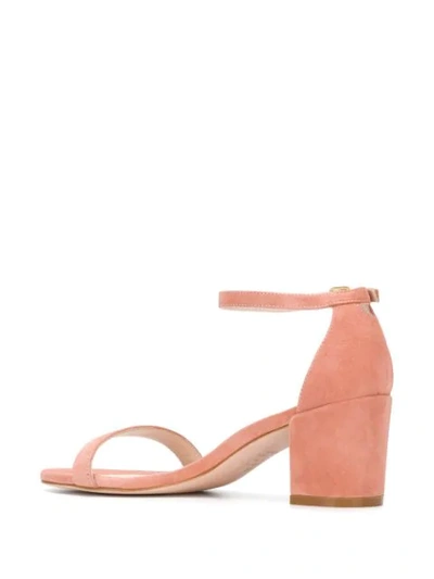 Shop Stuart Weitzman Simple Sandals In Pink