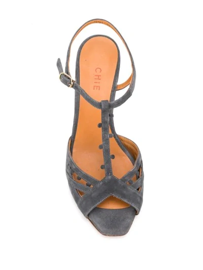 Shop Chie Mihara Open Toe Sandals In Blue