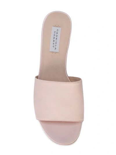 Shop Gabriela Hearst Monica Slides In Pink