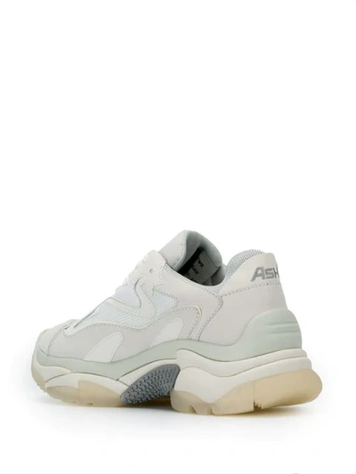 ASH ADDICT CHUNKY-SOLE SNEAKERS - 白色