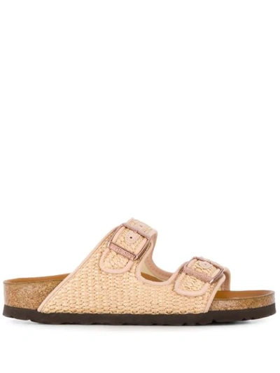 Shop Birkenstock Arizona Double Strap Sandals In Brown