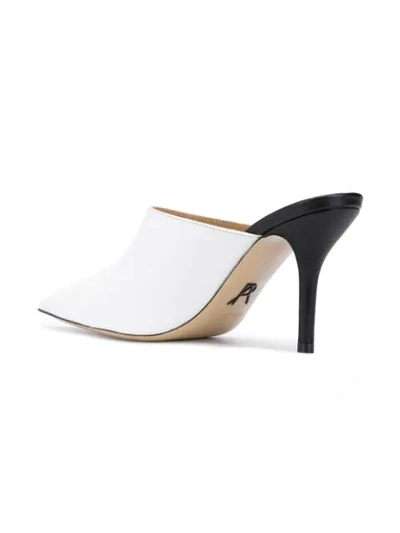Shop Paul Andrew Pointed Mules In White