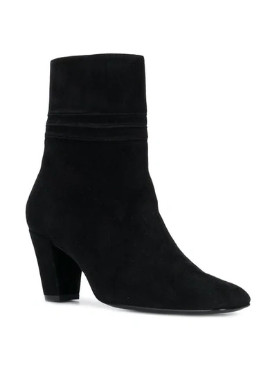 Shop Dorateymur Square Toe Ankle Boots In Black-black