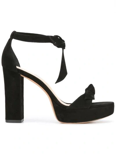 Shop Alexandre Birman Ankle Strap Platform Sandals In Black