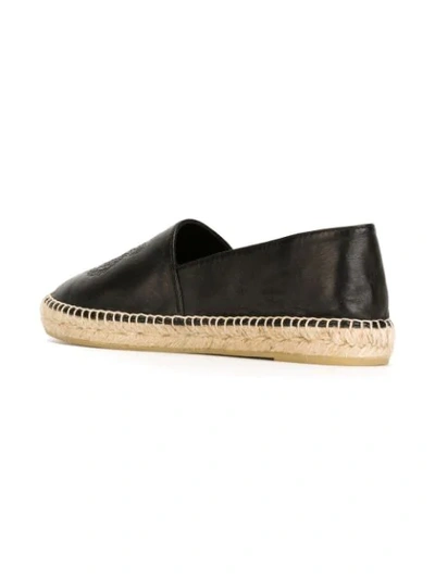 Shop Kenzo 'tiger' Espadrilles In Black