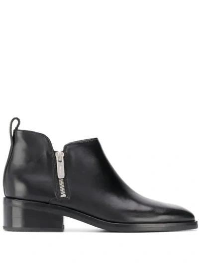 3.1 PHILLIP LIM ALEXA ANKLE BOOTD - 黑色