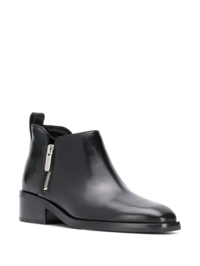 Shop 3.1 Phillip Lim Alexa Low Ankle Boots In Ba001 Black