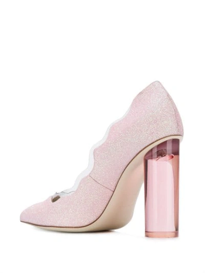 Shop Francesca Bellavita Moon 100 Pumps In Pink
