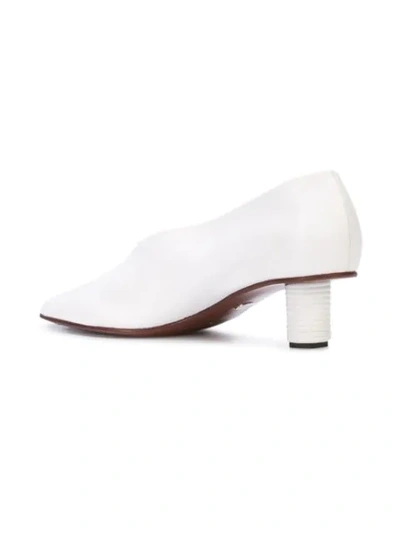 Shop Proenza Schouler Wrapped Heel Pumps In White