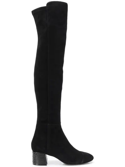 TORY BURCH NINA OVER-THE-KNEE BOOTS - 黑色