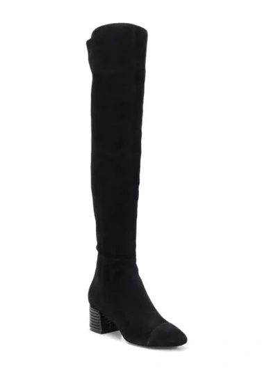 TORY BURCH NINA OVER-THE-KNEE BOOTS - 黑色