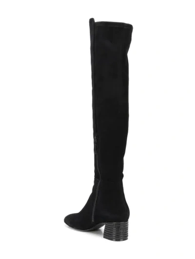 TORY BURCH NINA OVER-THE-KNEE BOOTS - 黑色