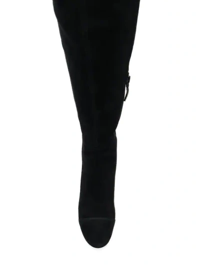 TORY BURCH NINA OVER-THE-KNEE BOOTS - 黑色