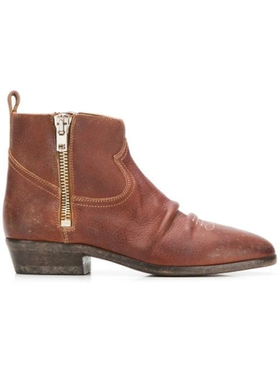 Shop Golden Goose Viand Boots In Brown