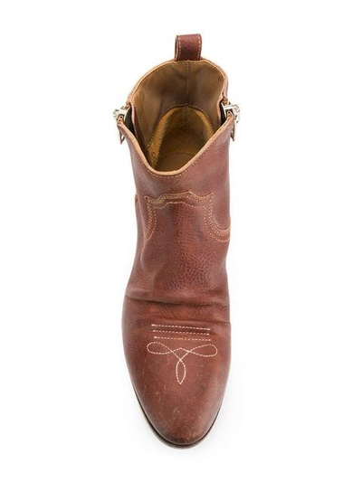 Shop Golden Goose Viand Boots In Brown