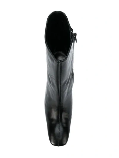Shop Dorateymur Squared Toe Boots In Black