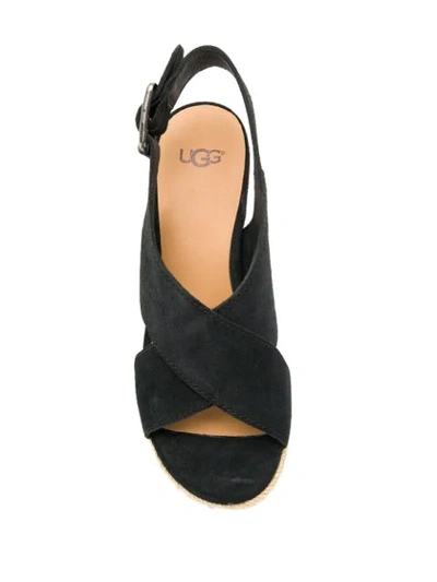 Shop Ugg Harlow Sandals In Black