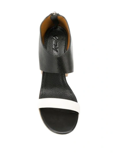 Shop Marsèll Chunky Open Toe Sandals In Black