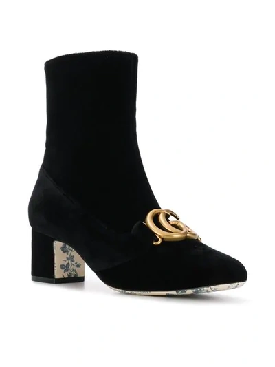 Shop Gucci Ankle Boots In Black