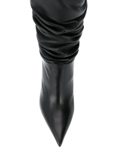 Shop Casadei Gigi Mid-calf Boots In Black