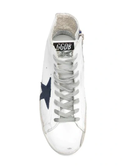 Shop Golden Goose Francy Sneakers In White