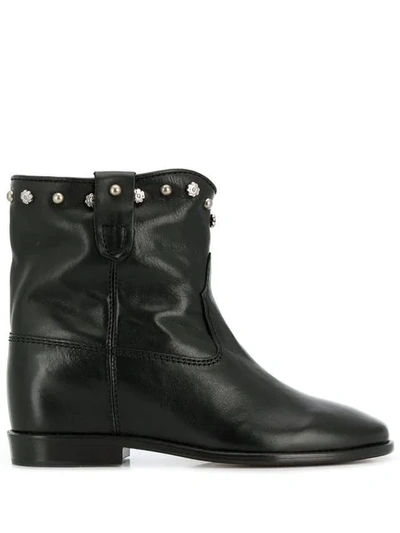 Shop Isabel Marant Crisi Boots In Black