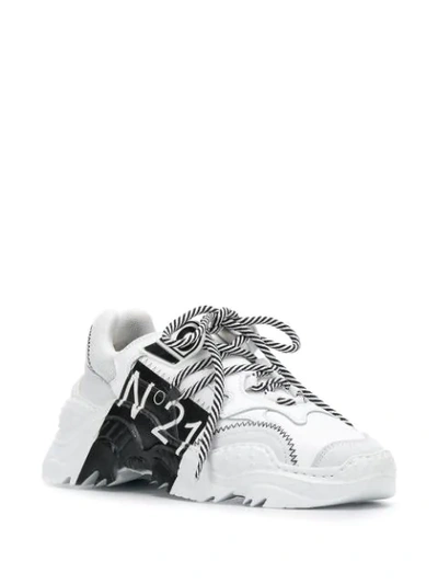 Shop N°21 Chunky Platform Sneakers In White