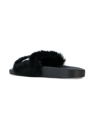 Shop Dsquared2 Icon Strap Slides In Black