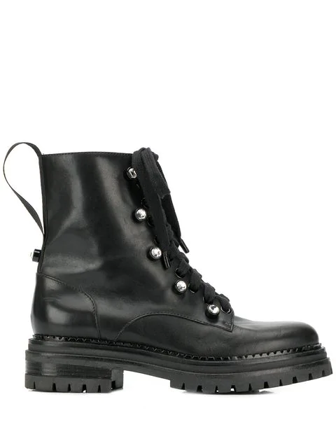 sergio rossi combat boots