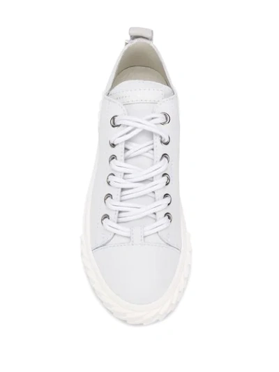 Shop Giuseppe Zanotti Urchin Low-top Sneakers In White