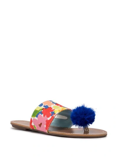 Shop Frances Valentine Multicoloured Toe Post Sandals