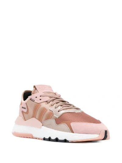 Shop Adidas Originals Nite Jogger Sneakers In Pink