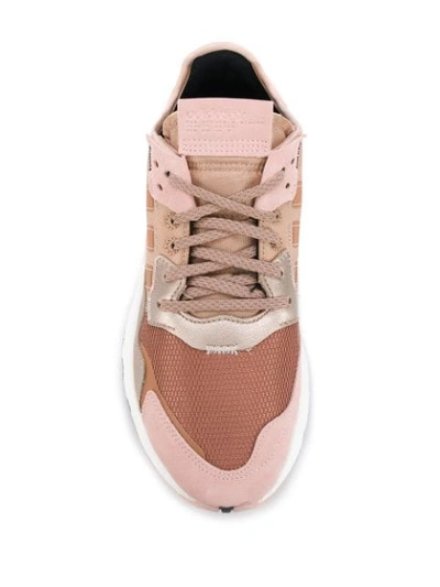 Shop Adidas Originals Nite Jogger Sneakers In Pink