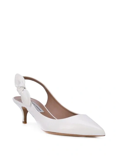 Shop Tabitha Simmons Rise Slingback Pumps In White