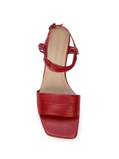 Shop Mari Giudicelli Vitta Sandals In Red