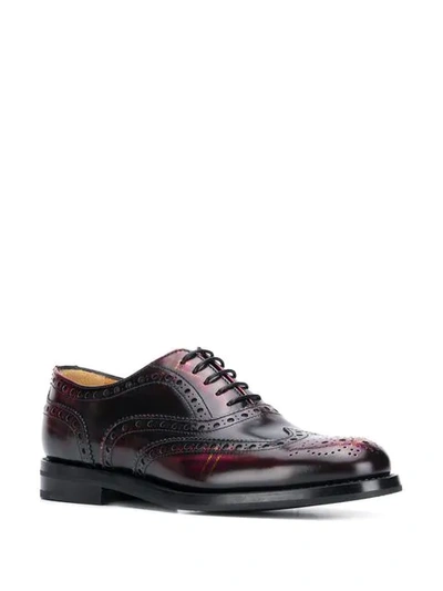 Shop Church's Burwood Wg Oxford Brogues In Purple