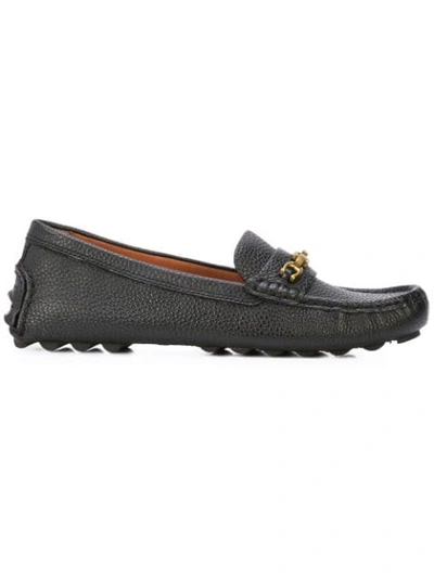 Shop Coach 'crosby' Penny-loafer In Black