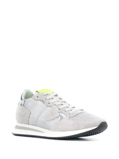 Shop Philippe Model Trpx Sneakers In Grey