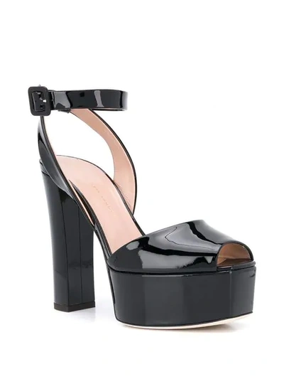 Shop Giuseppe Zanotti Platform High Heel Sandals In Black