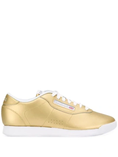 Shop Junya Watanabe Lace Up Sneakers In Gold